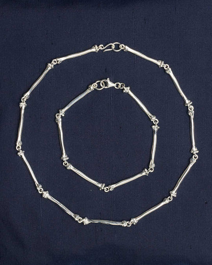 Meadowlark | Bone Bracelet - Sterling Silver