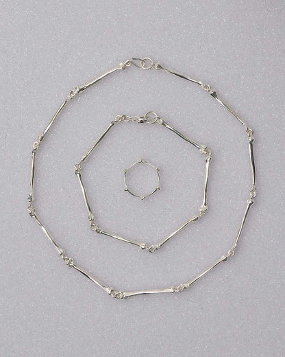 Meadowlark | Bone Necklace Bold - Sterling Silver