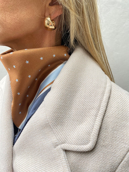 Dark Hampton | The Borey Petite Silk Scarf
