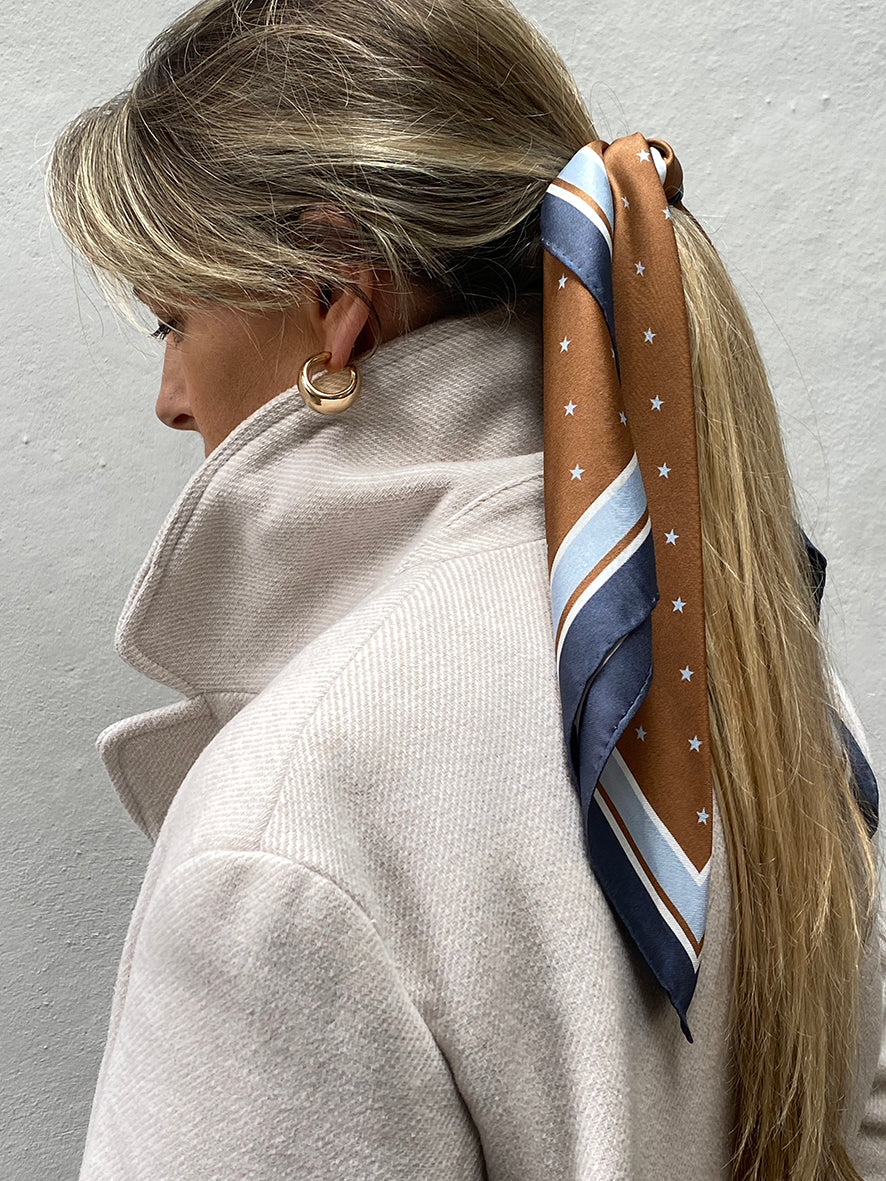 Dark Hampton | The Borey Petite Silk Scarf