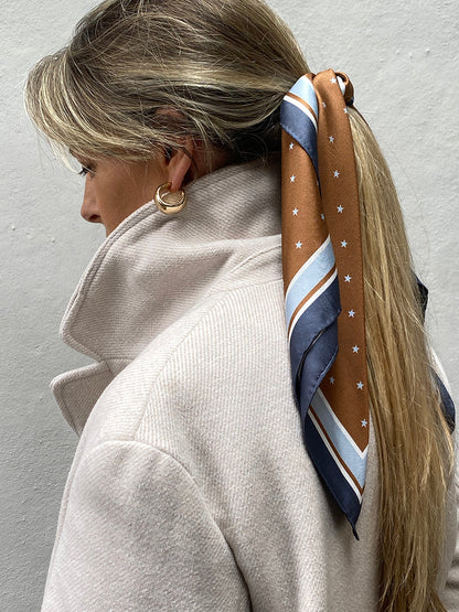 Dark Hampton | The Borey Petite Silk Scarf
