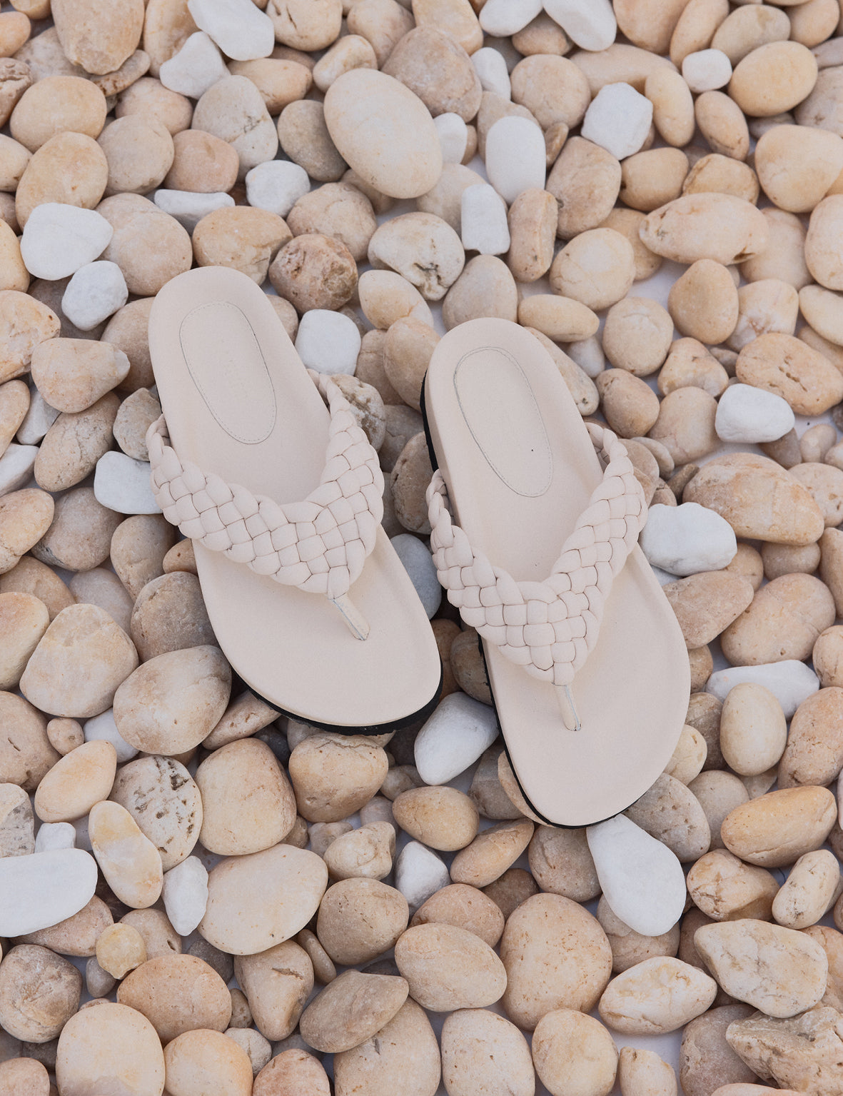 La Tribe | Braided Thong - Cream