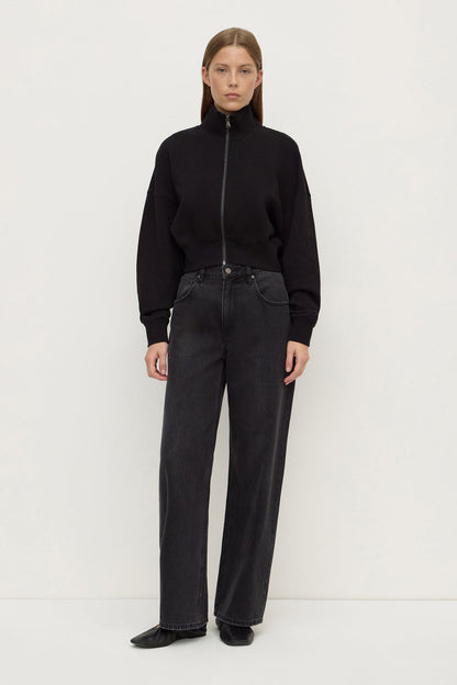 Assembly Label | Brushed Cotton Jacket - Black
