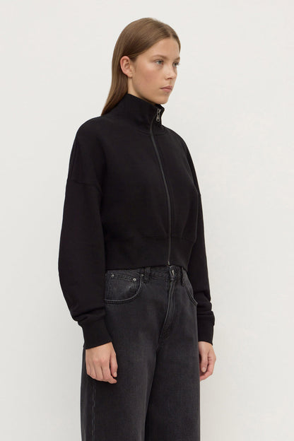 Assembly Label | Brushed Cotton Jacket - Black