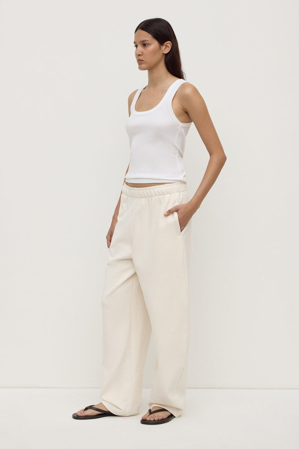 Assembly Label | Brushed Cotton Lounge Pant - Shell