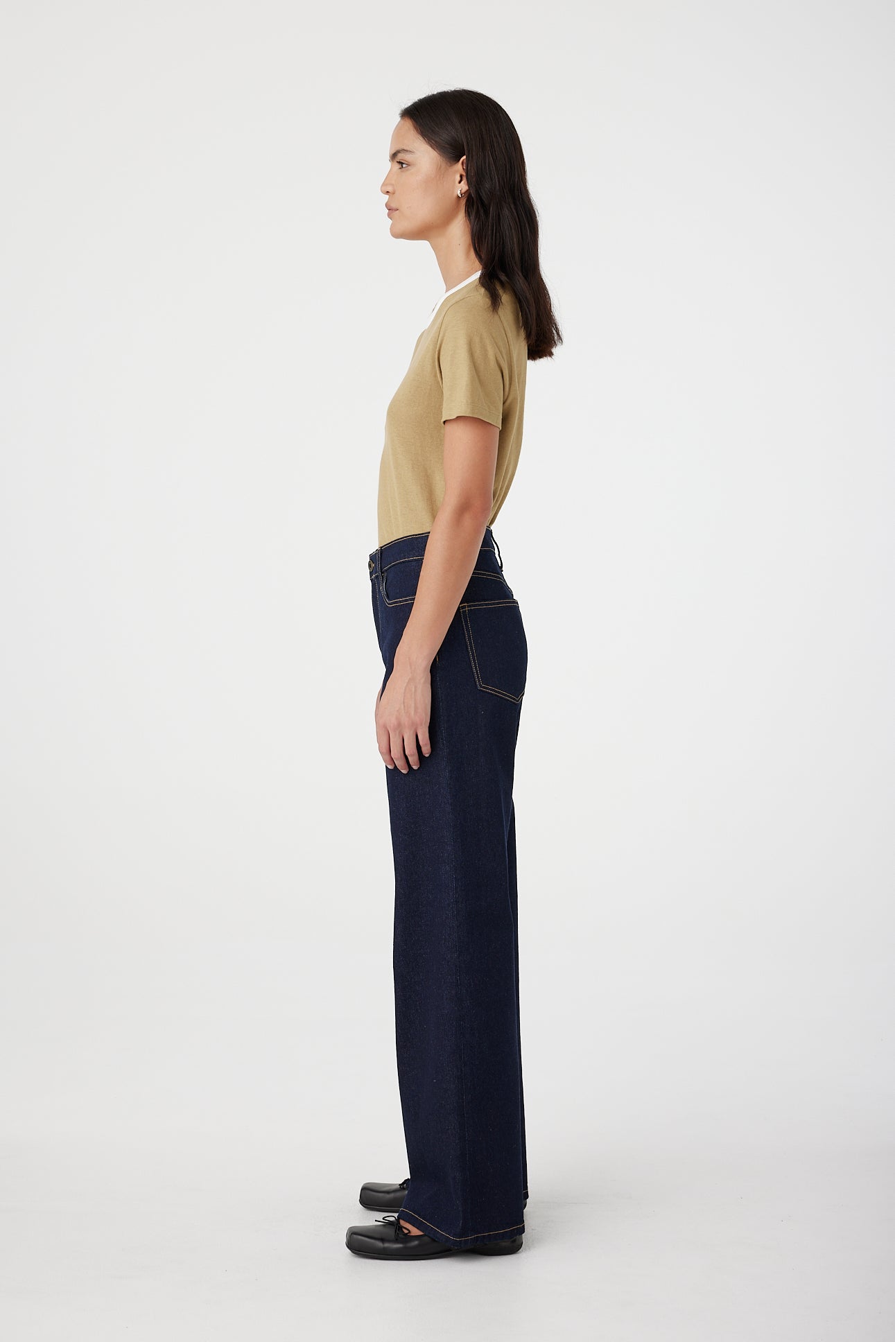 Outland Denim | Mia Mid Wide Jean - Nights