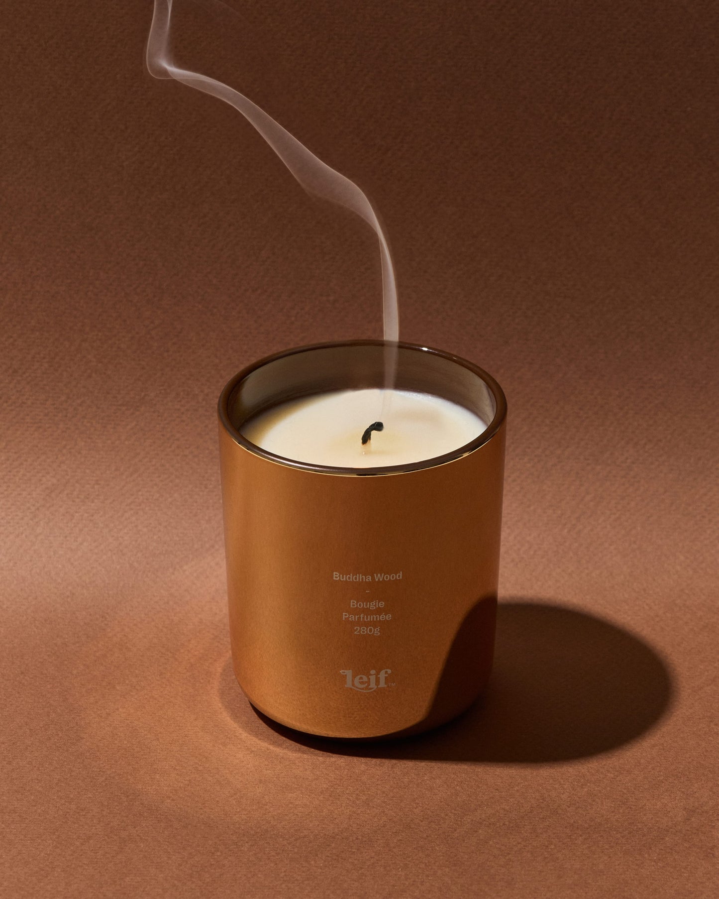 Leif | Limited Edition Holiday Budah Wood Gold Candle - 280g