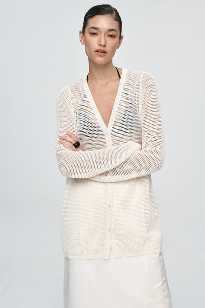Marle | Calla Cardigan - Ivory