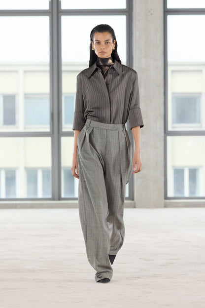 Camilla and Marc | Ren Pant - Charcoal Herringbone