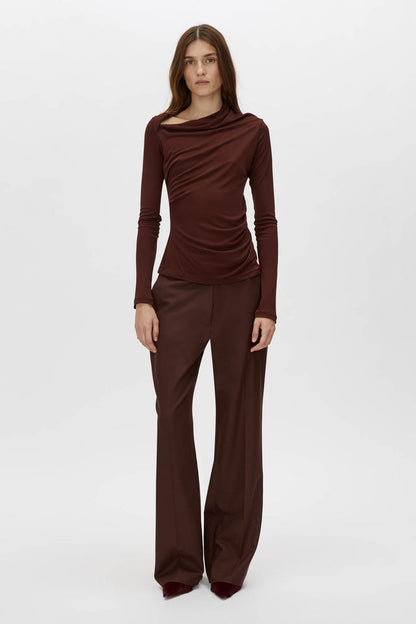 Camilla and Marc | Mai Long Sleeve Top - Almandine