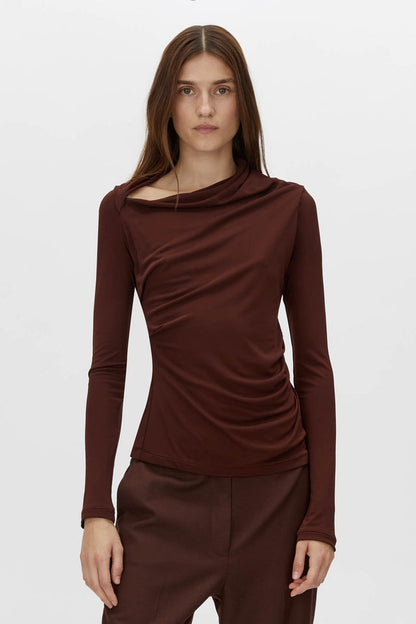 Camilla and Marc | Mai Long Sleeve Top - Almandine