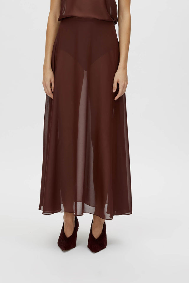 Camilla and Marc | Molten Skirt - Almandine