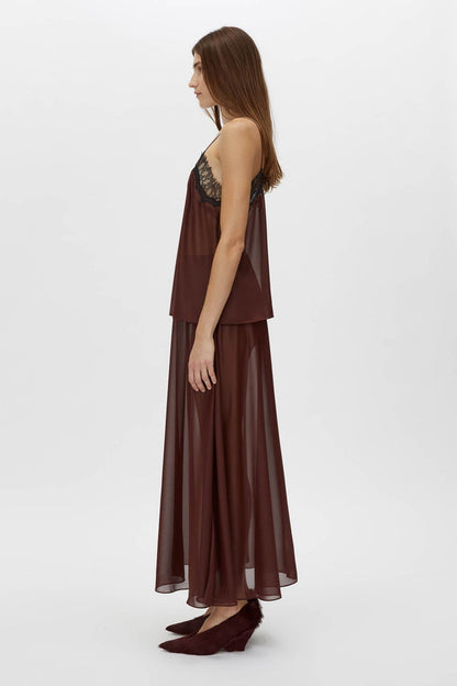 Camilla and Marc | Molten Skirt - Almandine