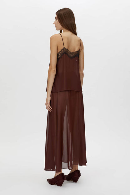 Camilla and Marc | Molten Skirt - Almandine