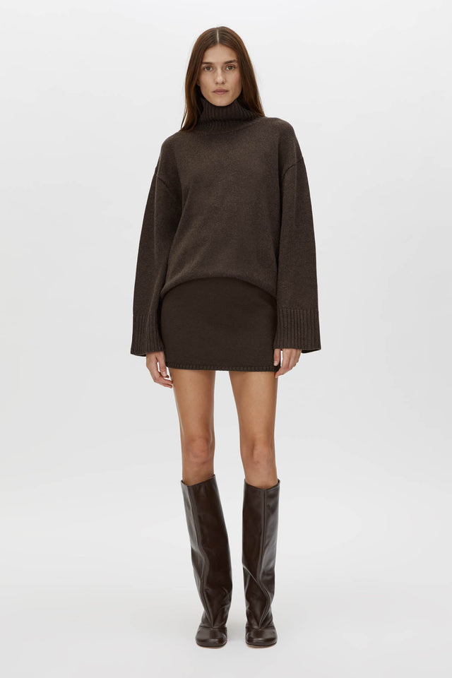 Camilla and Marc | Romeo 2.0 Skirt - Chocolate Melange