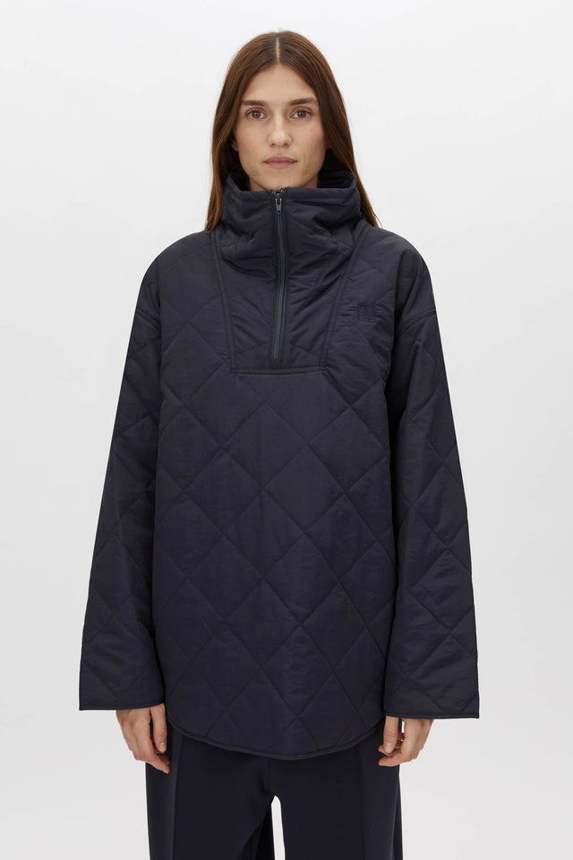 Camilla and Marc | Santal Quilted Pull Over - Navy