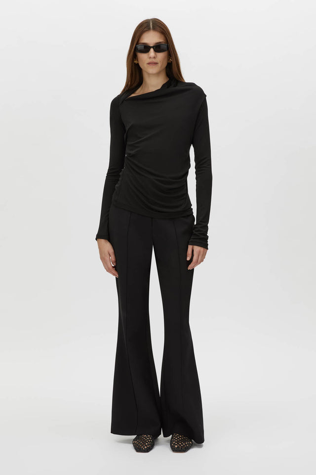Camilla and Marc | Mai Long Sleeve Top - Black