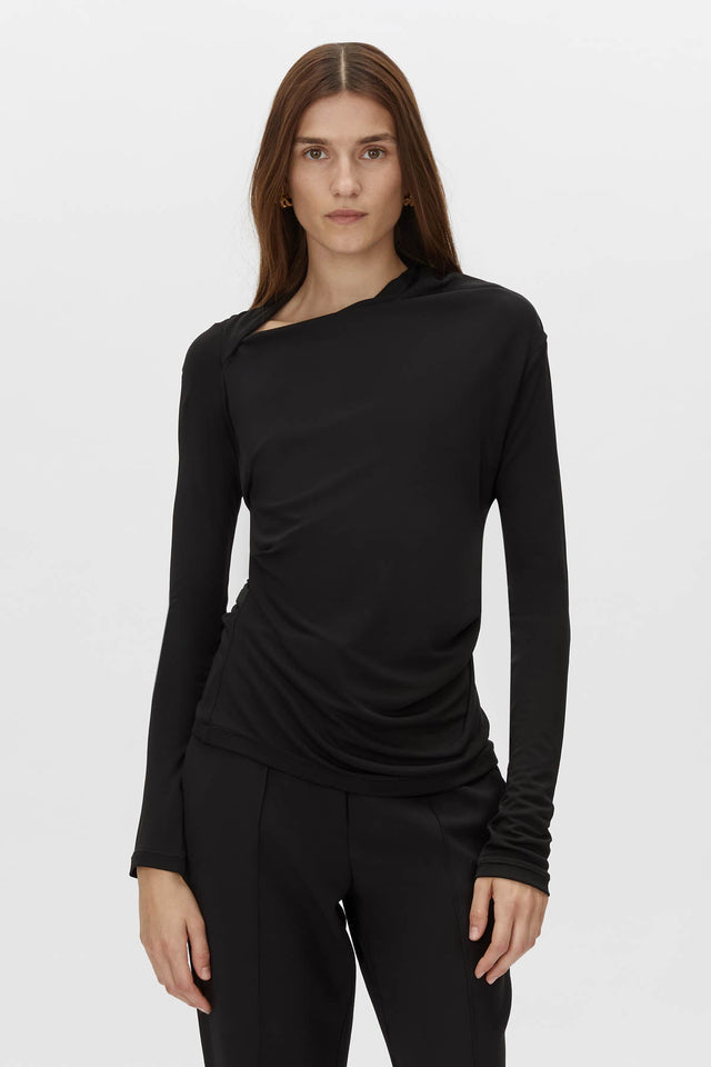 Camilla and Marc | Mai Long Sleeve Top - Black