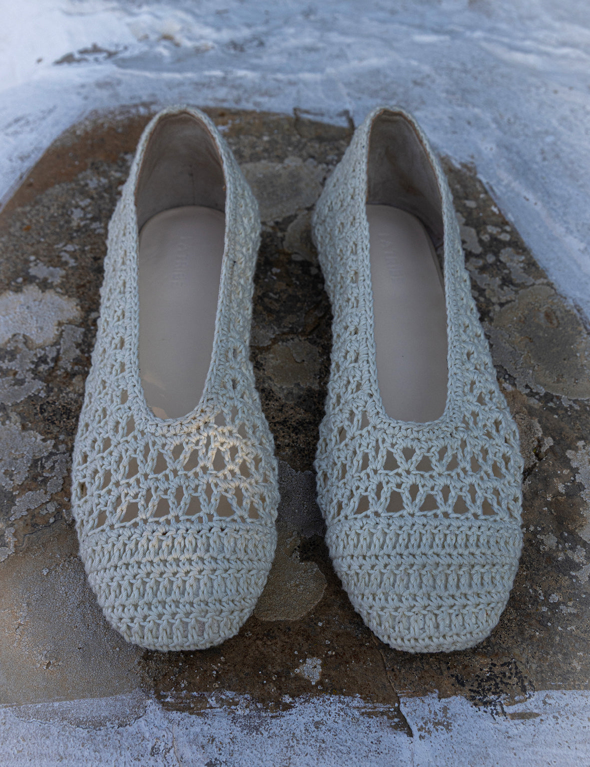 La Tribe | Crochet Ballet Flat - Cream