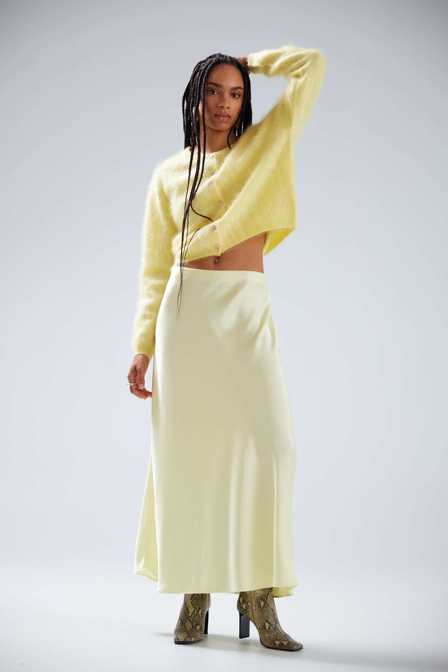 Crush | Brushed Chelsea Cardigan - Pina Colada