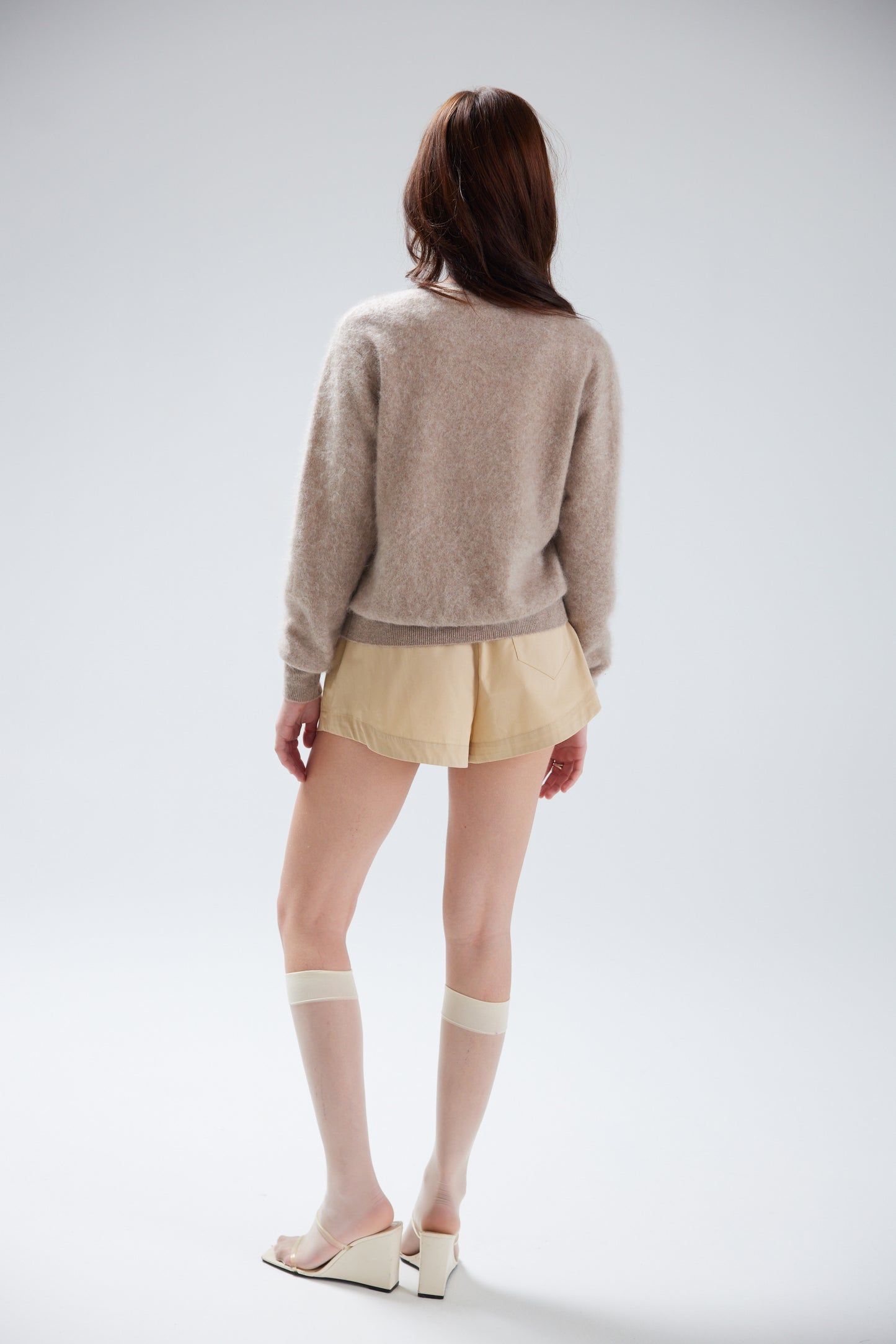 Crush | Brushed Vienna Cardigan - Truffle
