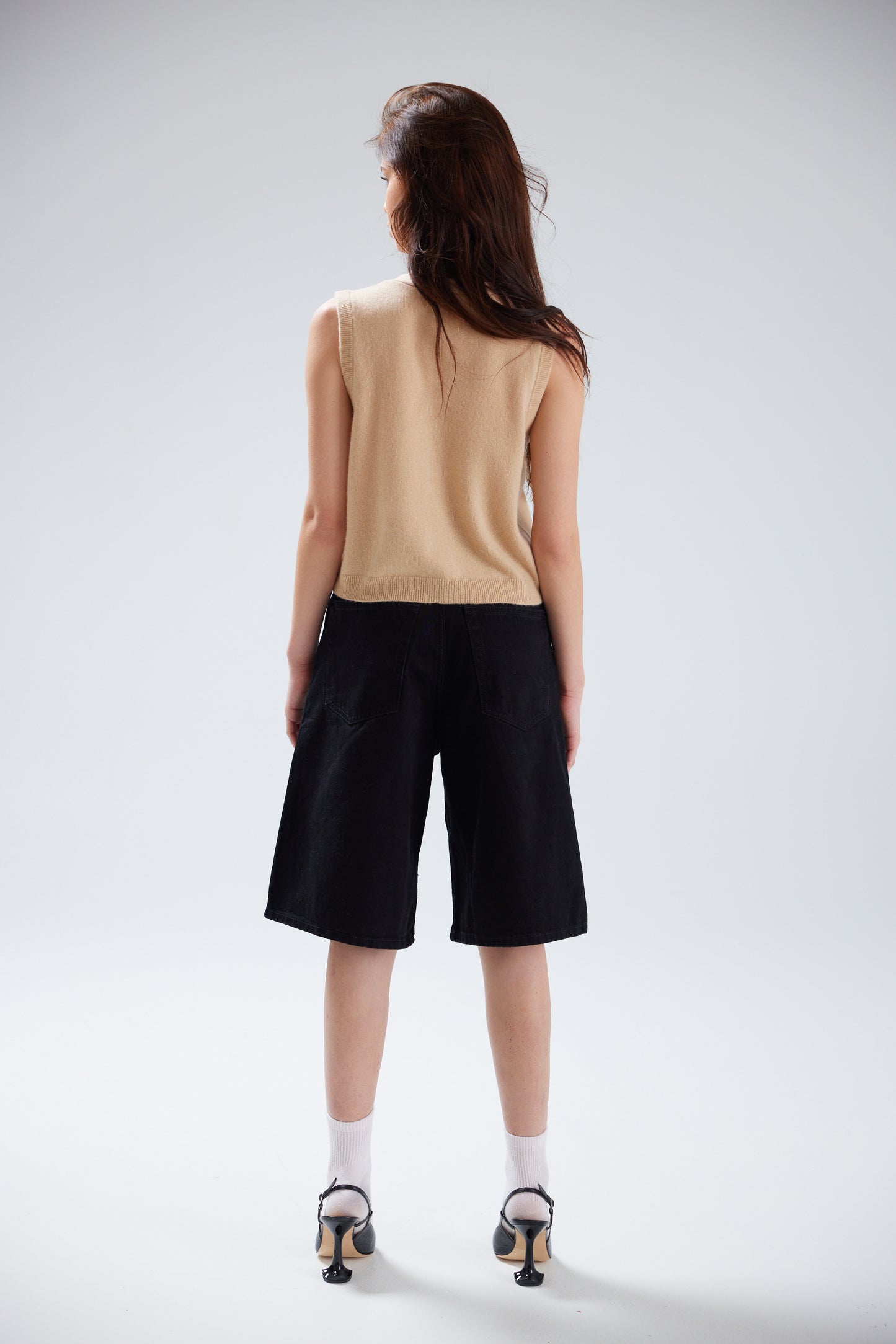 Crush | Jada Button Up Tank - Biscotti