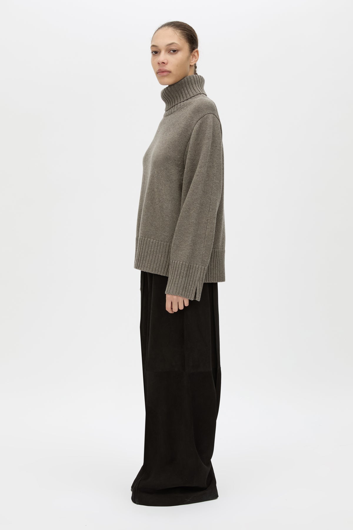 Camilla and Marc | Crawford Knit Roll Neck Sweater - Squirrel