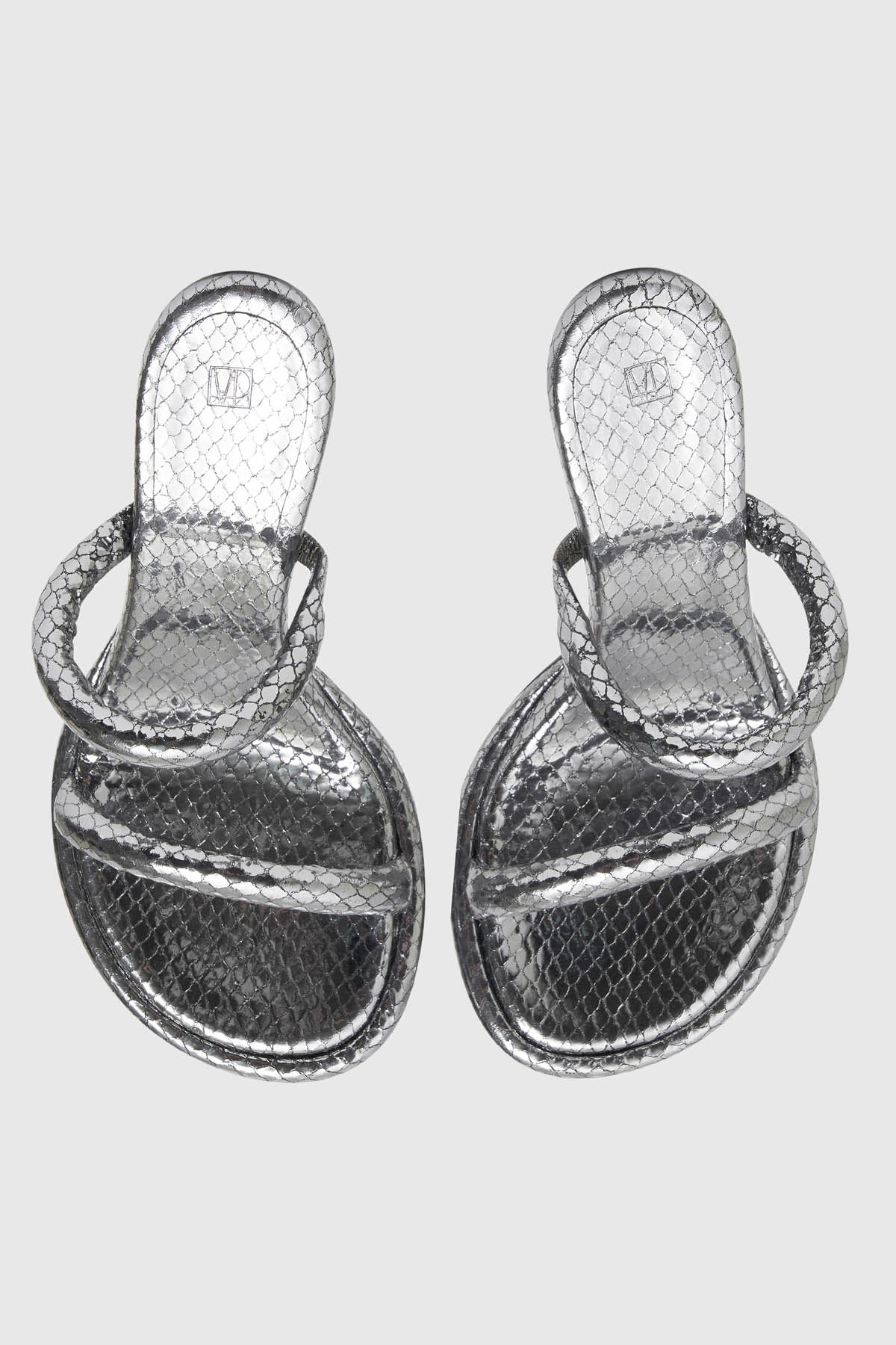 Camilla And Marc | Senna Heel - Pewter Snake