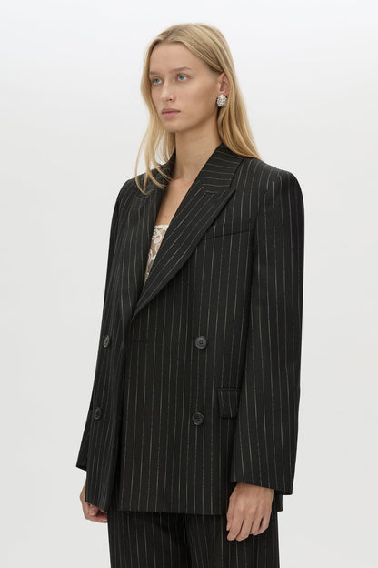 Camilla & Marc | Alvar Double Breasted Blazer - Black / White