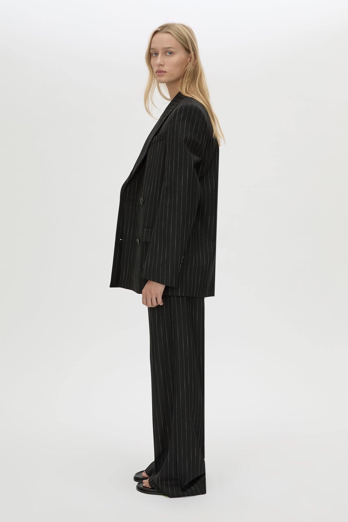 Camilla & Marc | Alvar Double Breasted Blazer - Black / White