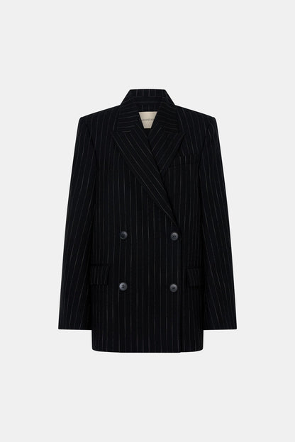 Camilla & Marc | Alvar Double Breasted Blazer - Black / White