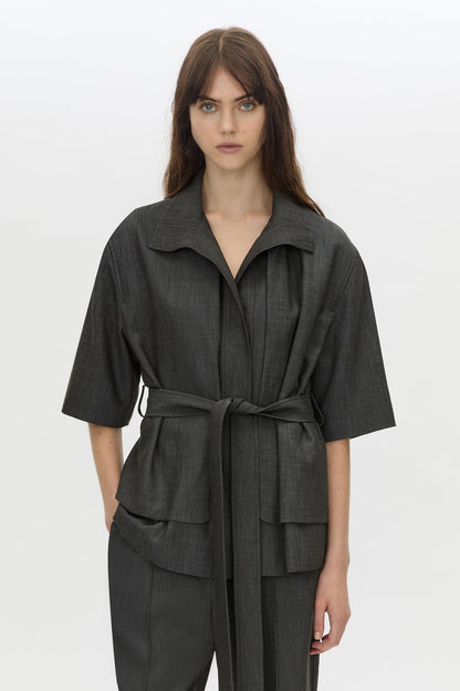 Camilla & Marc | Arlowe Short Sleeve Jacket - Denim Navy