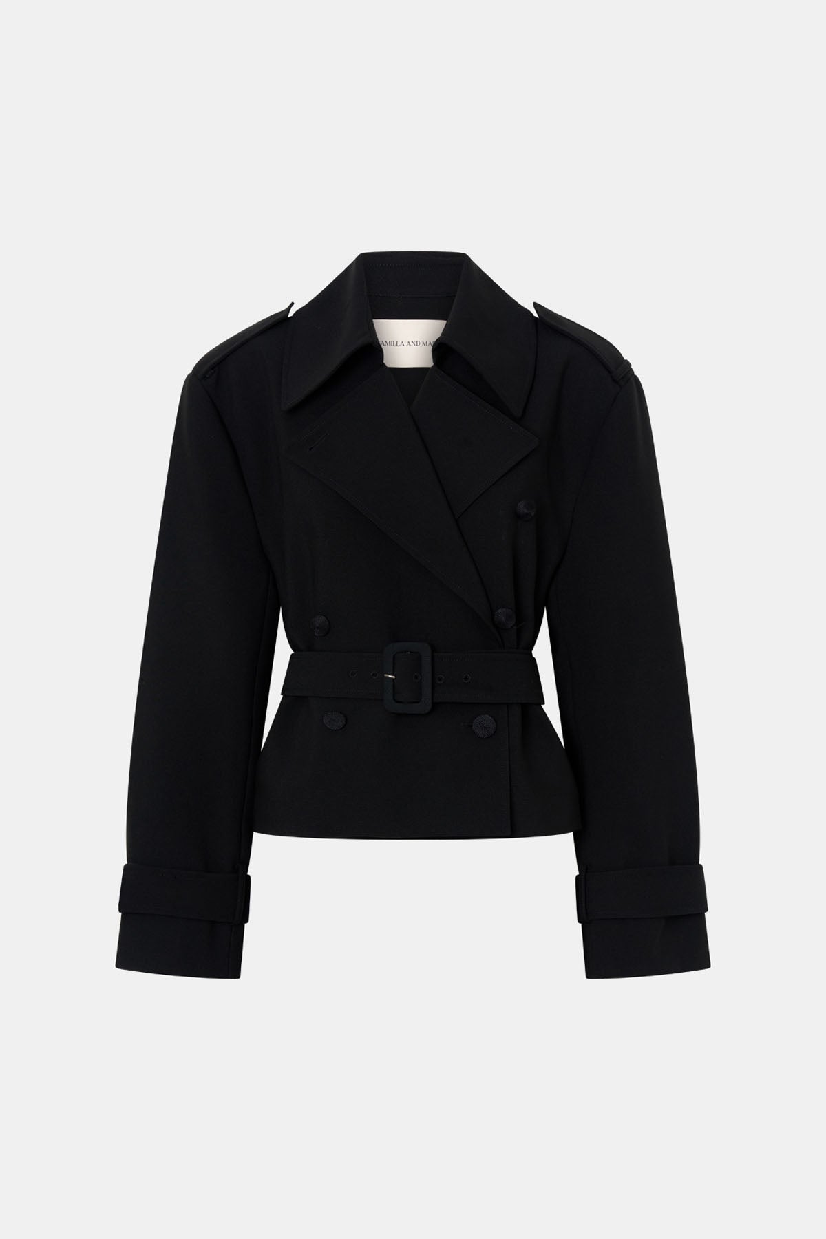 Camilla & Marc | Asena Short Trench - Black