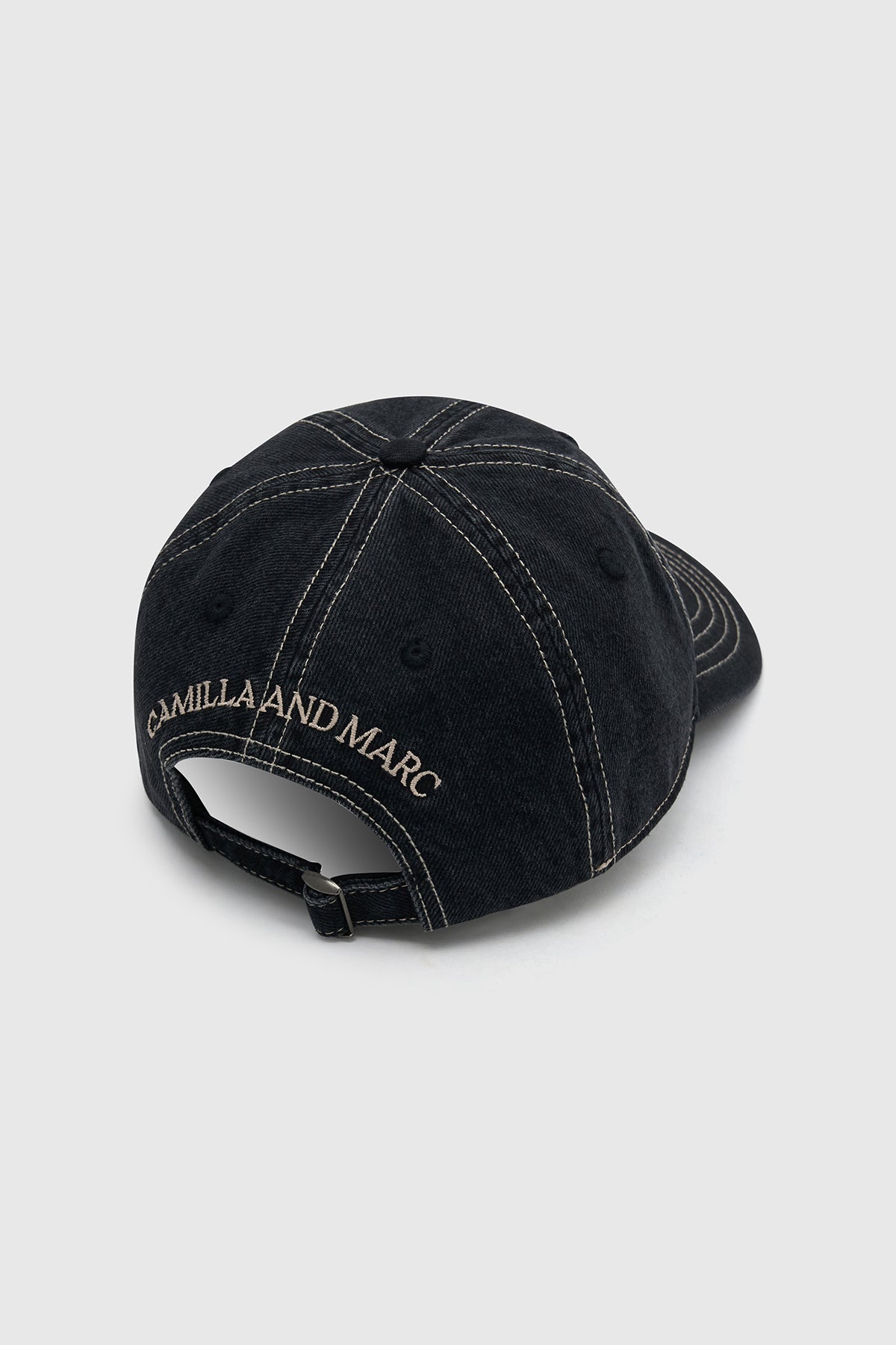 Camilla & Marc | August Cap - Black Denim / White