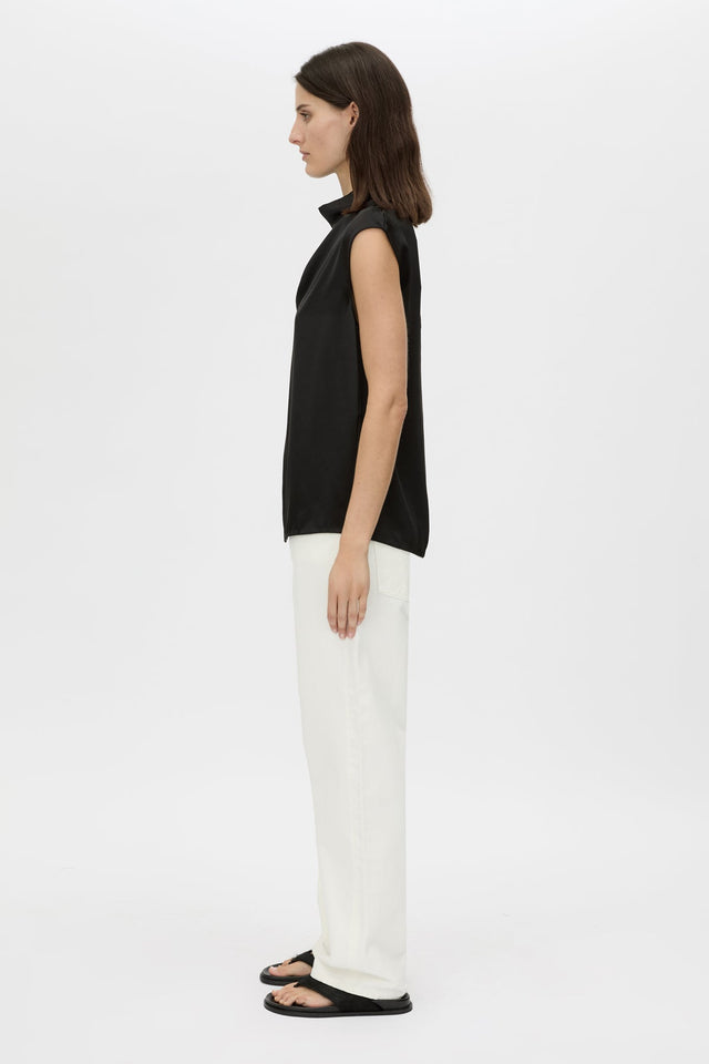 Camilla and Marc | Aviana Shell Top - Black