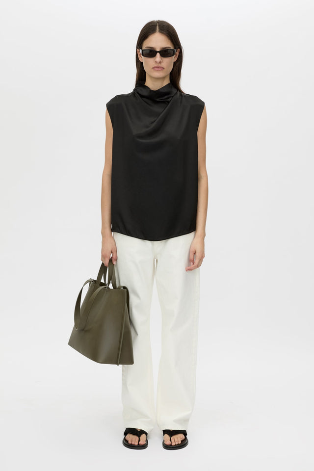 Camilla and Marc | Aviana Shell Top - Black