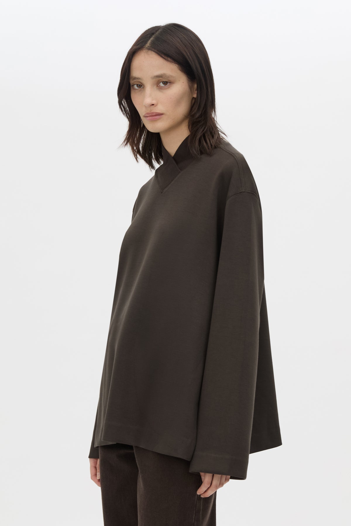 Camilla & Marc | Bessette Long Sleeve Top - Espresso