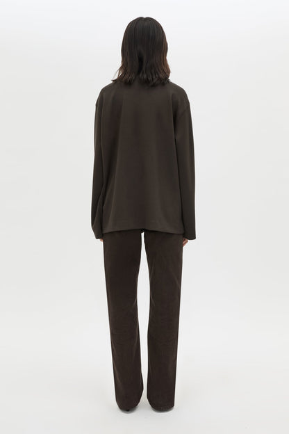 Camilla & Marc | Bessette Long Sleeve Top - Espresso
