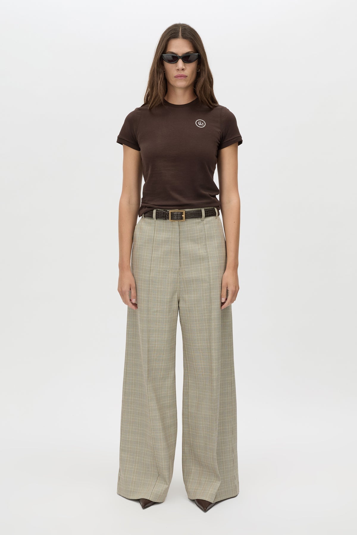 Camilla & Marc | Bonnie Fitted Graphic Tee - Espresso