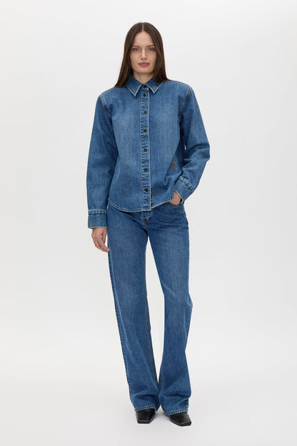 Camilla & Marc | Caden Denim Shirt - Dark Classic Blue