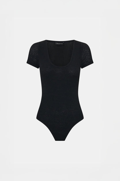 Camilla and Marc | Cali Cap Sleeve Bodysuit - Black