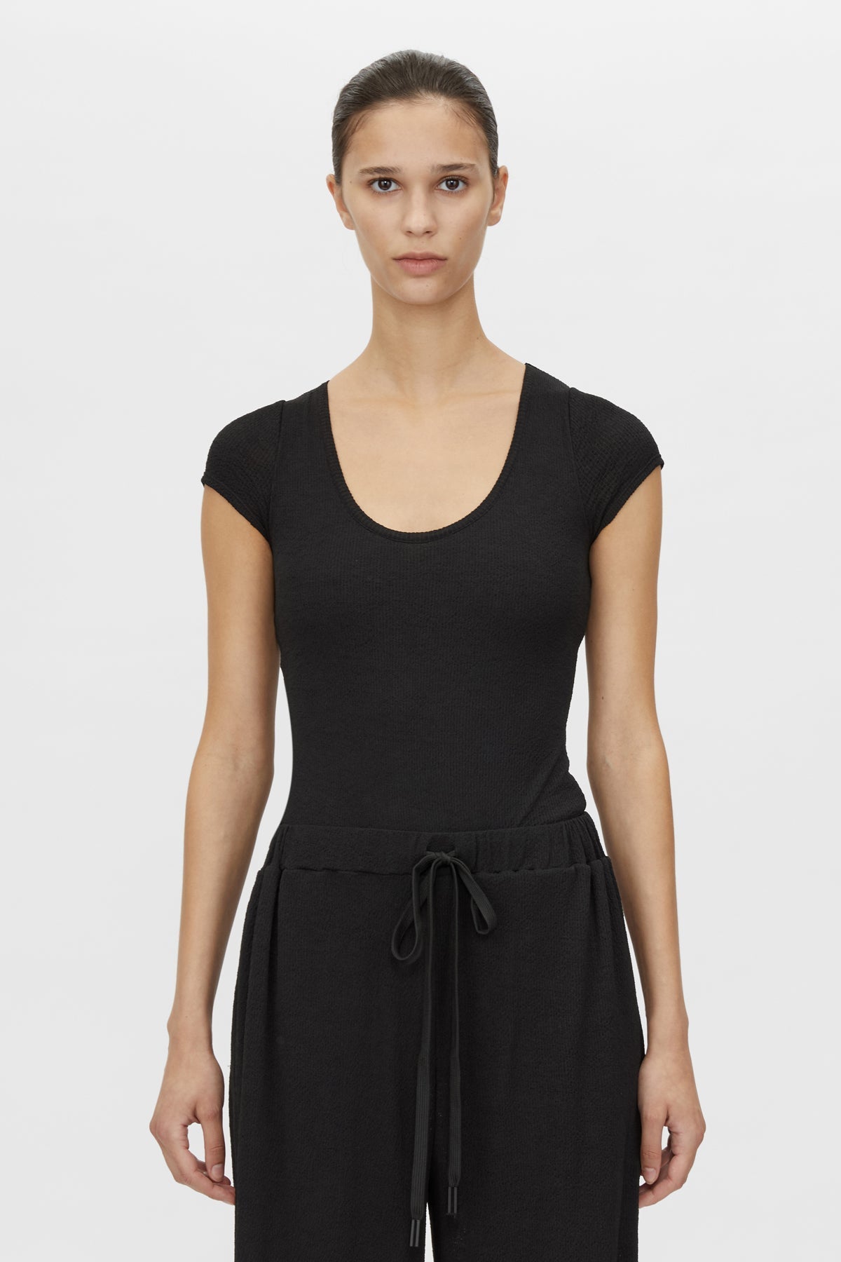 Camilla and Marc | Cali Cap Sleeve Bodysuit - Black