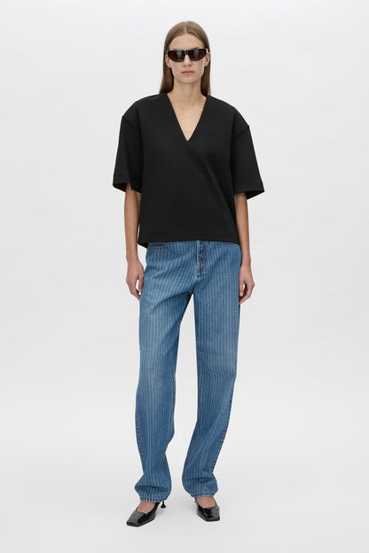 Camilla and Marc | Canova V Neck Tee - Black