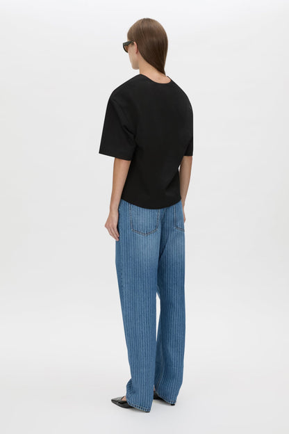 Camilla and Marc | Canova V Neck Tee - Black