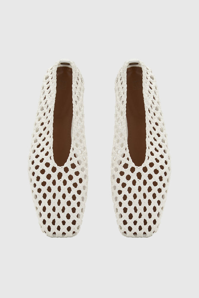 Camilla and Marc | Christine Braided Flat - Ivory