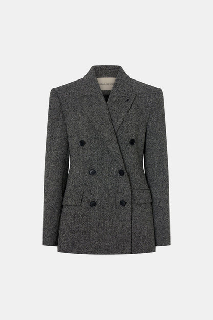 Camilla & Marc | Cinder Double Breasted Blazer - Charcoal