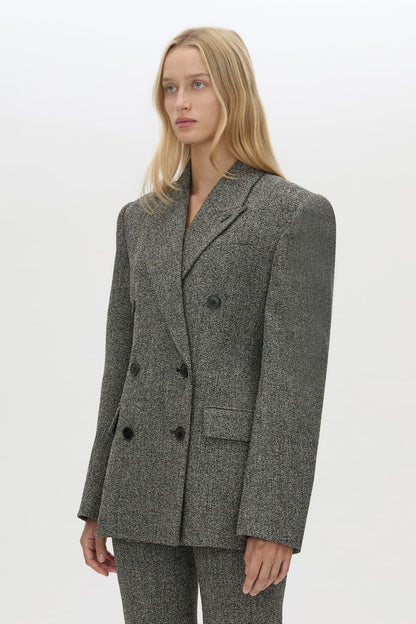 Camilla & Marc | Cinder Double Breasted Blazer - Charcoal
