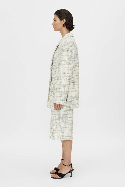 Camilla and Marc | Corvina Jacket - Cream Cross Hatch