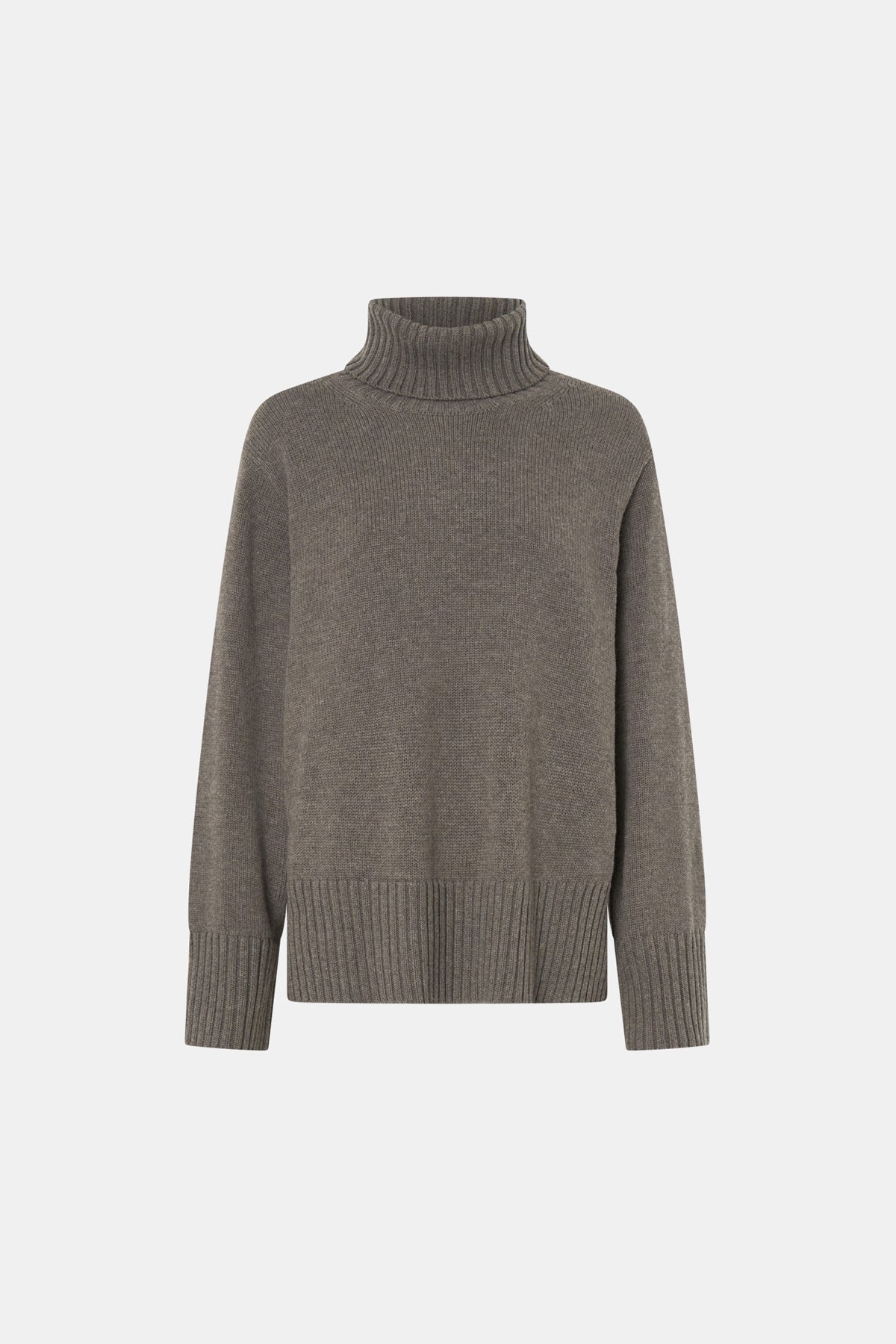 Camilla and Marc | Crawford Knit Roll Neck Sweater - Squirrel