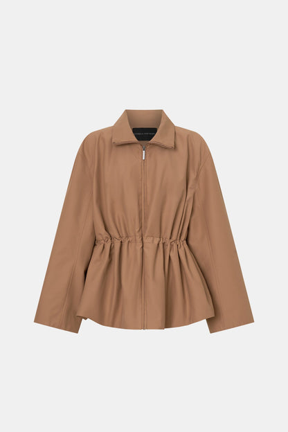 Camilla & Marc | Devon Soft Gathered Anorak - Rosewood